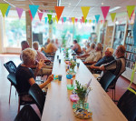 6. Totaal bijna 40 bezoekers kwamen ons en elkaar felicteren
